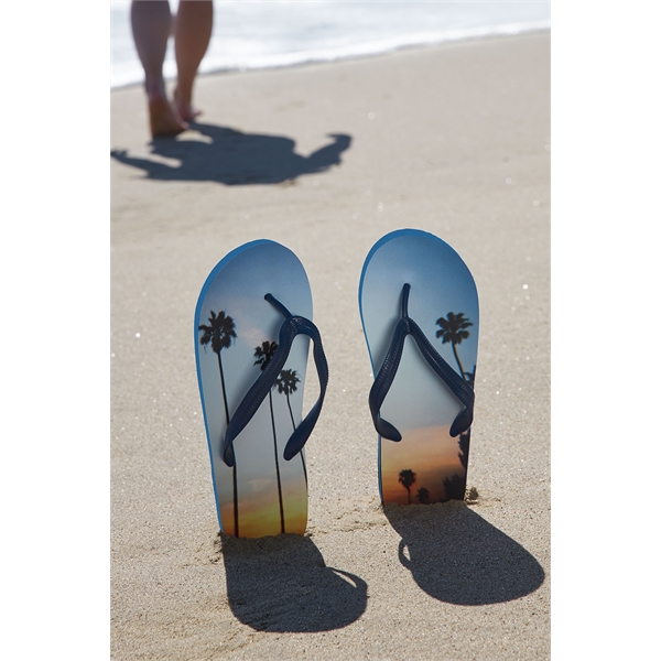 Colorful Sandal Flip-Flops, Custom Imprinted With Your Logo!