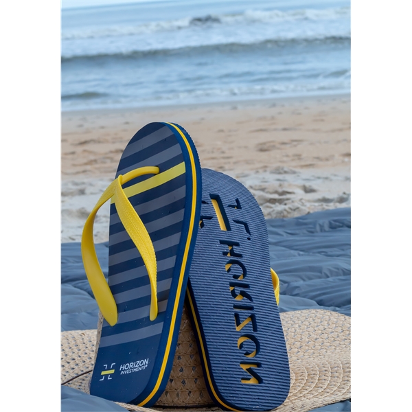 Colorful Sandal Flip-Flops, Custom Imprinted With Your Logo!