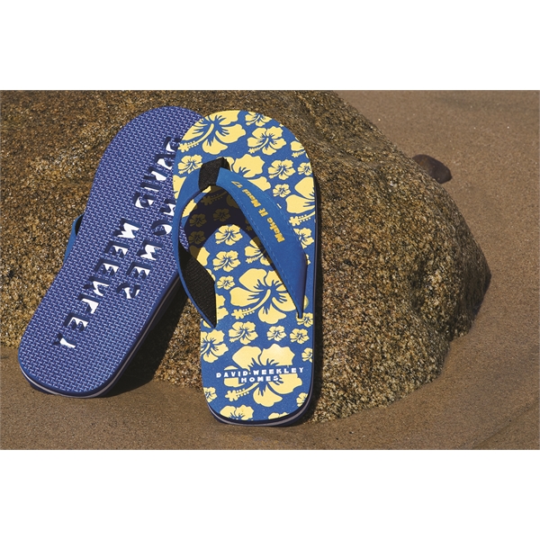 Flip Flop Sandals, Custom Made With Your Logo!