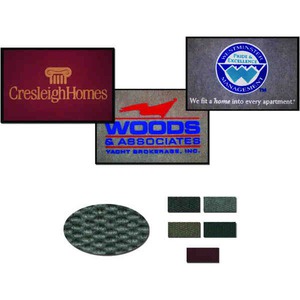 Flocked Logo Floor Mats, Custom Imprinted With Your Logo!