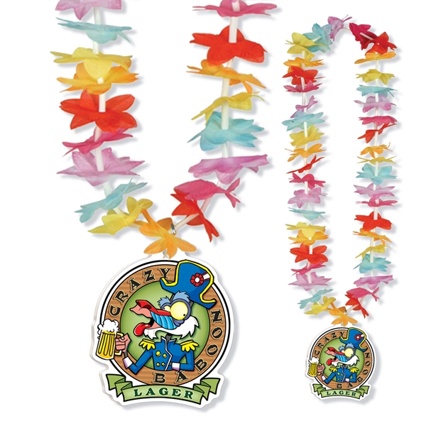 Leis with Medallions, Custom Imprinted With Your Logo!