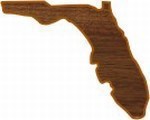 Florida State Shaped Plaques, Custom Engraved With Your Logo!