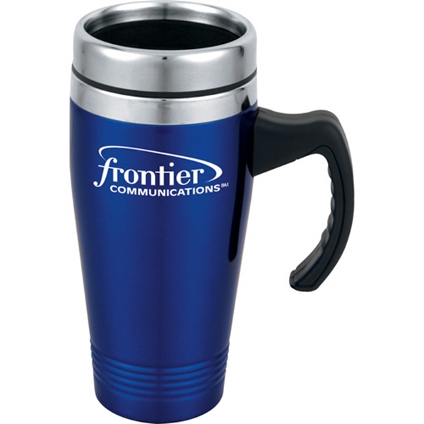 Rubber Grip Travel Tumblers, Custom Printed With Your Logo!