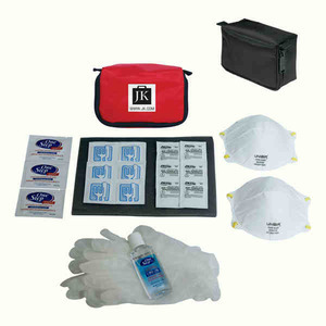 Flu Safety Hygene Kits, Custom Imprinted With Your Logo!