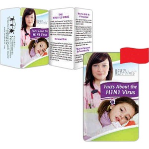 Flu Virus Prevention Pamphlets, Custom Imprinted With Your Logo!