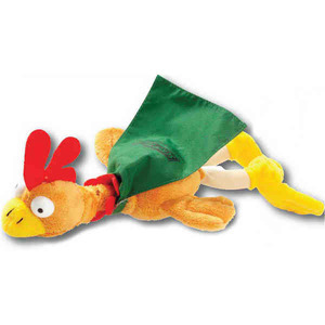 Flying Crowing Rooster Animal Toys, Custom Imprinted With Your Logo!