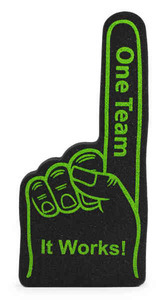 Custom Printed Foam Hands