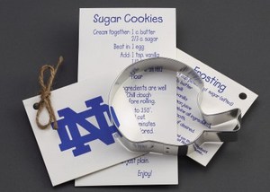 Custom Printed Football Helmet Stock Shaped Cookie Cutters