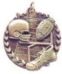 Football Millennium Medals, Personalized With Your Logo!