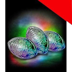 Custom Printed Football Shaped Light Up Ice Cubes