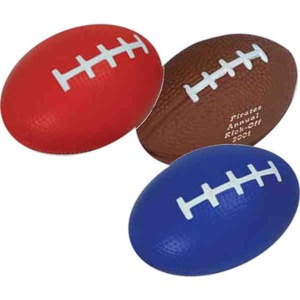 Custom Printed Football Shaped Stress Relievers