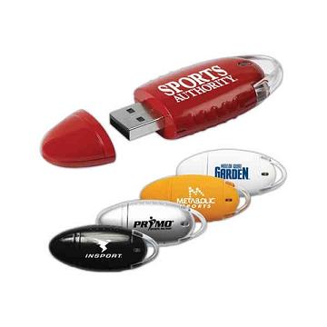 Football Shaped USB Drives, Custom Made With Your Logo!