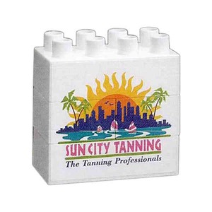 Four Block Size Full Color Promo Block Sets, Custom Imprinted With Your Logo!