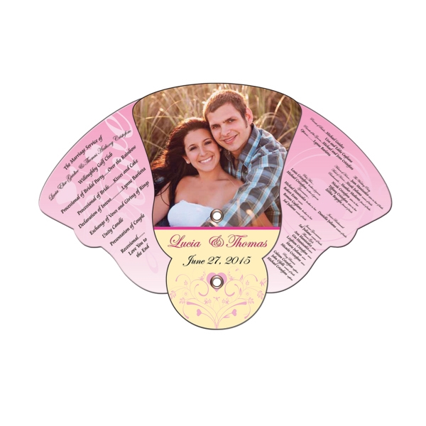 Wedding Fans, Custom Made With Your Logo!