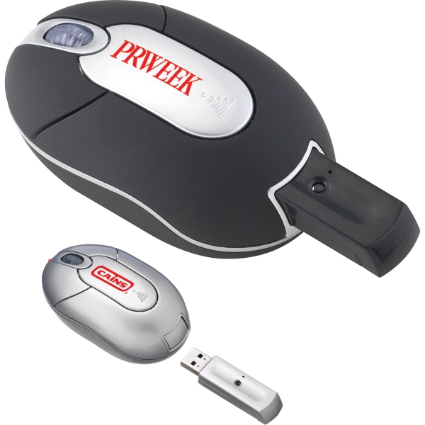 1 Day Service Ultra Thin Wireless Optical Mice, Custom Printed With Your Logo!