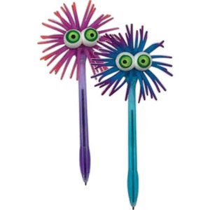 Custom Imprinted Frizzy Eyes Fun Pens