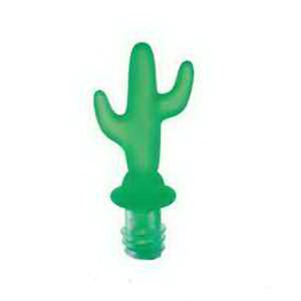 Cactus Shaped Bottle Stoppers, Custom Printed With Your Logo!