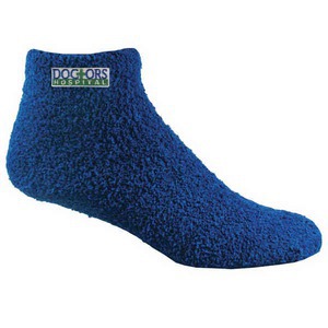 Fuzzy Slipper Socks, Custom Printed With Your Logo!