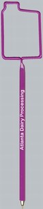 Gallon Jug Bent Shaped Pens, Custom Imprinted With Your Logo!