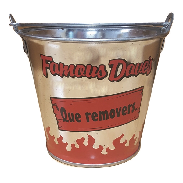 55oz. Tin Buckets, Custom Printed With Your Logo!