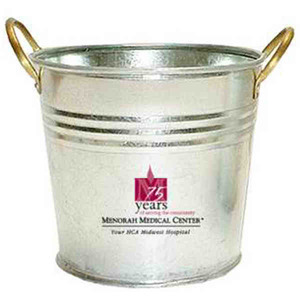 Galvanized Buckets, Custom Printed With Your Logo!