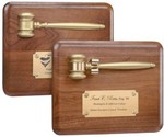 Custom Printed Gavel Plaques