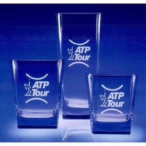 Geo Drinkware Crystal Gifts, Custom Printed With Your Logo!