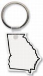 Custom Printed Georgia State Shaped Key Tags