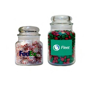 Candy Filled Glass Heart Jar, Custom Designed With Your Logo!