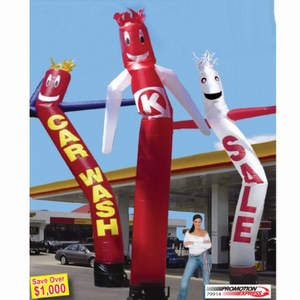 Giant Waving Display Men, Custom Imprinted With Your Logo!