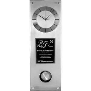 Glass Clock, Custom Made With Your Logo!