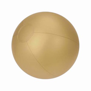 Gold Solid Color Beach Balls, Custom Imprinted With Your Logo!