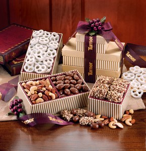 Plaid Towers Food Gifts, Customized With Your Logo!