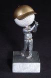 Custom Printed Golf Ball Head Bobble Heads