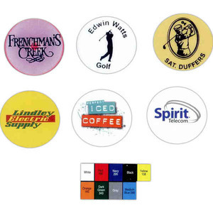 Golf Ball Markers, Custom Imprinted With Your Logo!