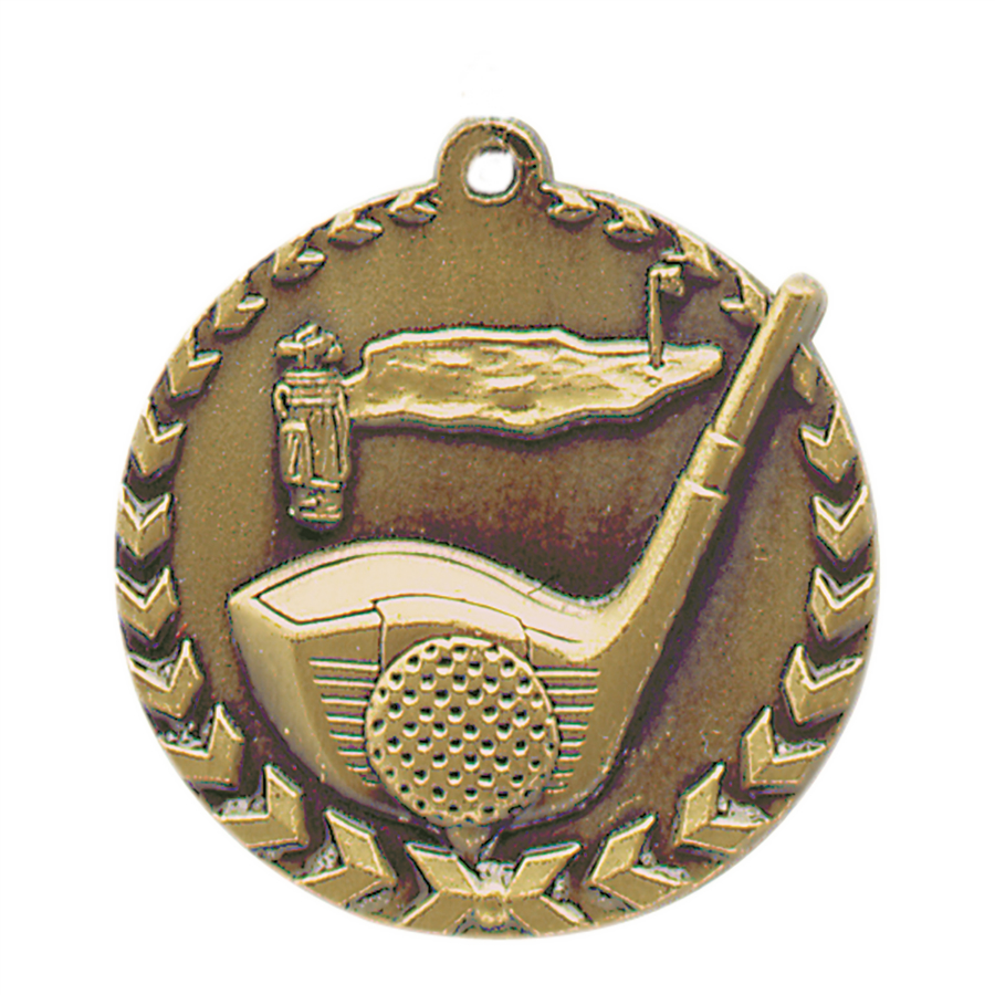 Custom Printed Golf Millennium Medals