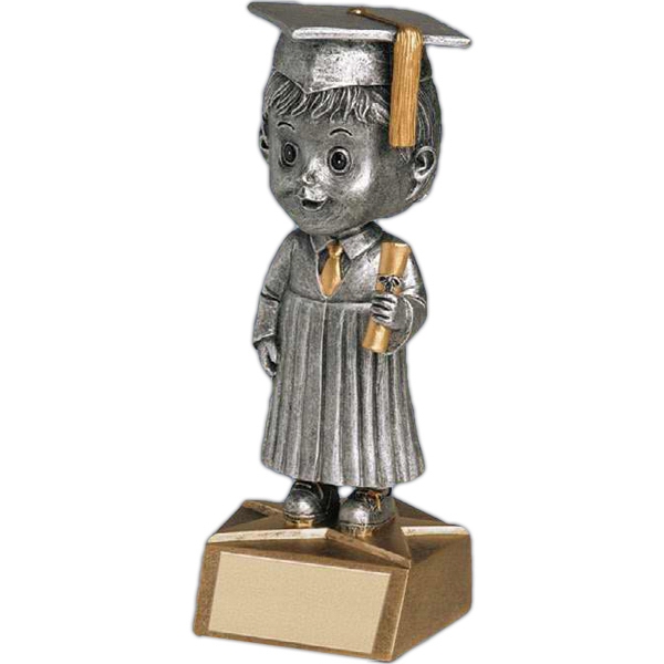 Graduate Bobbleheads, Custom Imprinted With Your Logo!