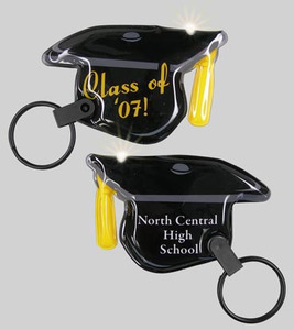 Graduation Themed Keychains, Custom Printed With Your Logo!