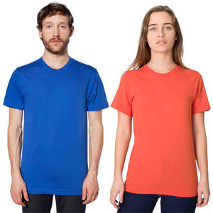 American Apparel Short Sleeve T-Shirts For Men, Custom Imprinted With Your Logo!