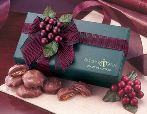 Green Gift Box Food Gift Sets, Custom Designed With Your Logo!