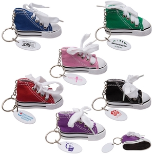 Gym Shoe Keytags, Custom Printed With Your Logo!