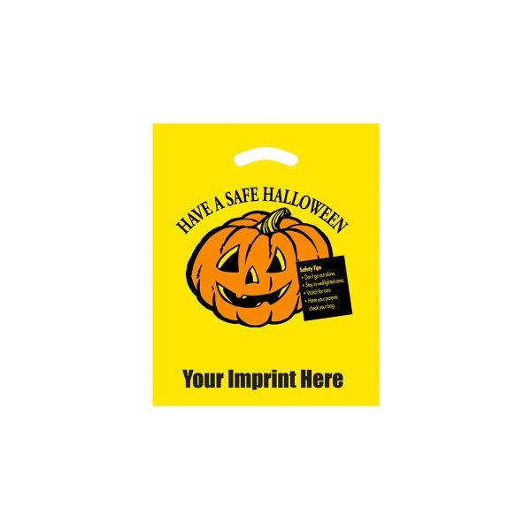 Halloween Holiday Plastic Bags, Custom Printed With Your Logo!