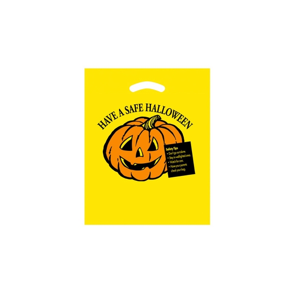 Halloween Holiday Plastic Bags, Custom Printed With Your Logo!