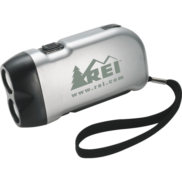 Hand Powered Flashlights, Custom Printed With Your Logo!