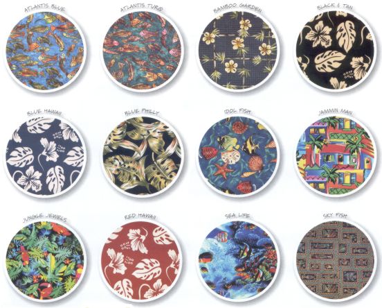 Custom Imprinted Hawaiian Shirt Patterns