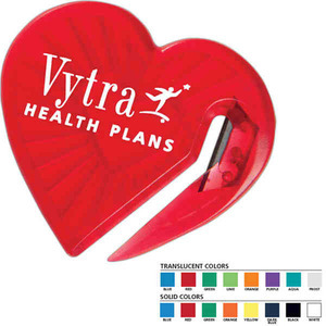 Heart Shaped Letter Slitters For Under A Dollar, Custom Imprinted With Your Logo!
