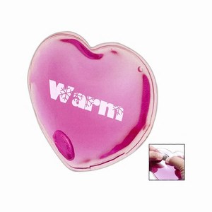 Heart Shaped Reusable Instant Heat Packs, Custom Printed With Your Logo!
