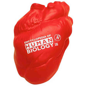 Heart Stressball Squeezies, Custom Imprinted With Your Logo!