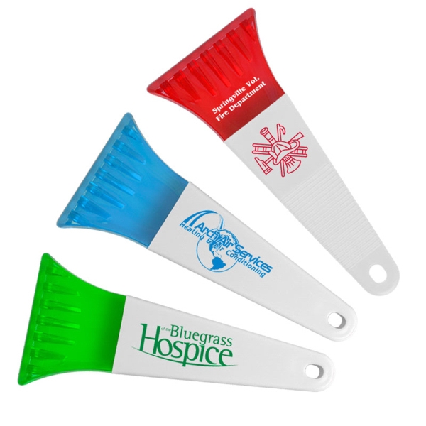 Heavy Duty Polar Ice Scrapers, Custom Imprinted With Your Logo!