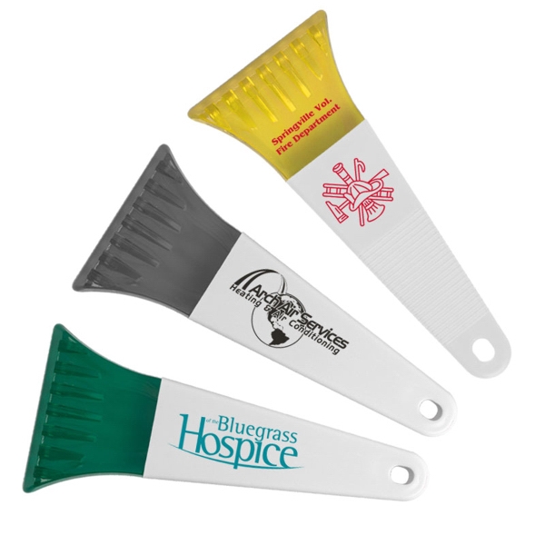 Heavy Duty Polar Ice Scrapers, Custom Imprinted With Your Logo!